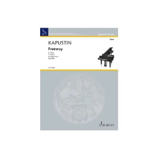 Kapustin: Freeway Op. 140 for Piano Solo by Nikolai Kapustin