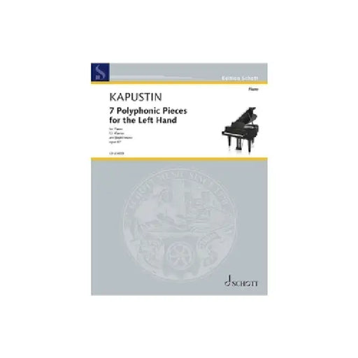 Kapustin: 7 Polyphonic Pieces for the Left Hand, Op. 87 for Piano Solo by Nikolai Kapustin
