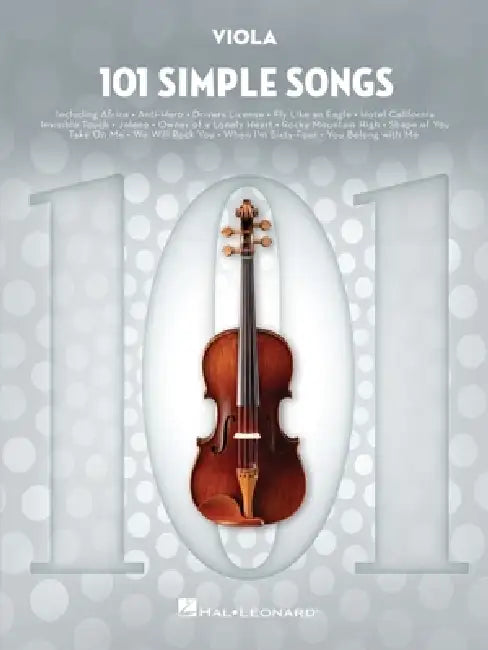 101 Simple Songs for Viola by Hal Leonard Corp (COR)