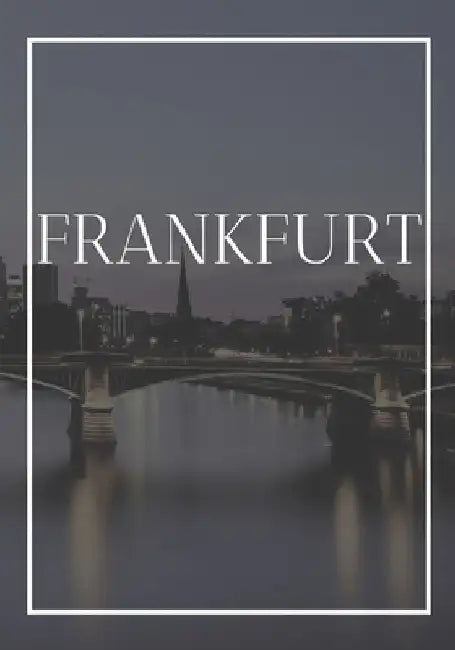 Frankfurt: A decorative book for coffee tables, end tables, bookshelves and interior design styling Stack Germany city books to a by Contemporary Interior Design