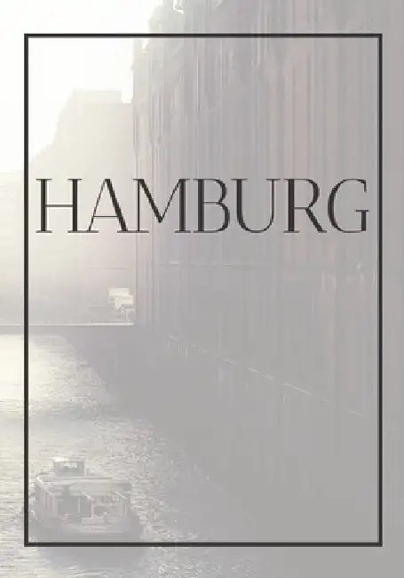 Hamburg: A decorative book for coffee tables, end tables, bookshelves and interior design styling Stack Germany city books to a by Contemporary Interior Design
