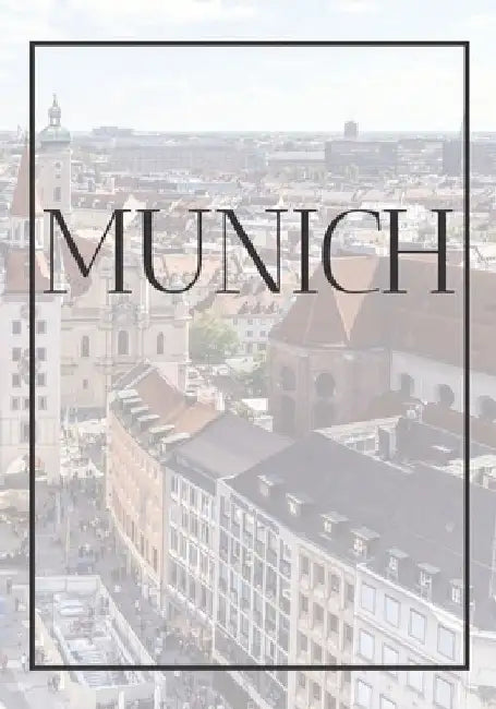 Munich: A decorative book for coffee tables, end tables, bookshelves and interior design styling Stack Germany city books to a by Contemporary Interior Design