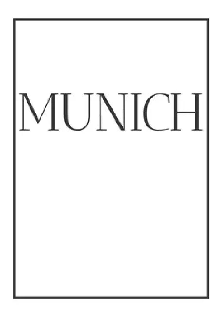 Munich: A decorative book for coffee tables, end tables, bookshelves and interior design styling Stack Germany city books to a by Contemporary Interior Design