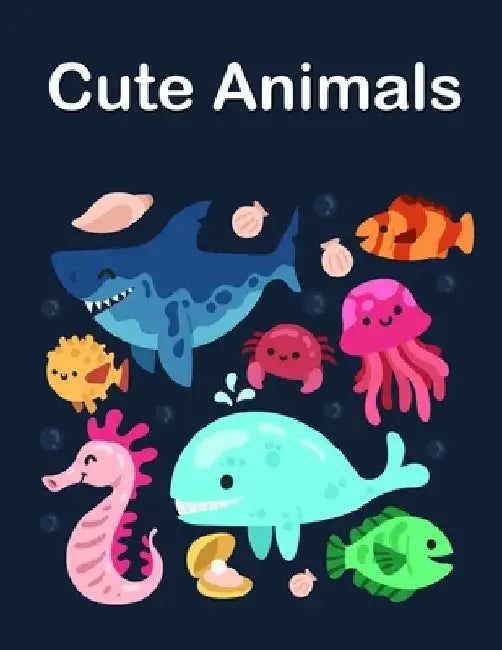 Cute Animals: Easy Funny Learning for First Preschools and Toddlers from Animals Images by J. K. Mimo