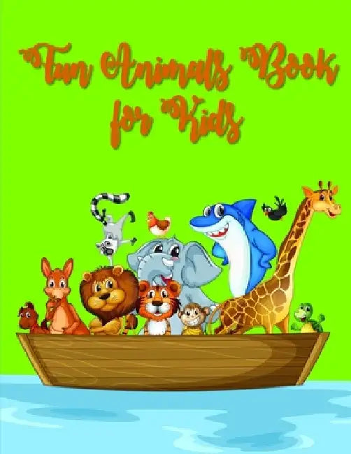 Fun Animals Book for kids: Funny Coloring Animals Pages for Baby-2 by J. K. Mimo
