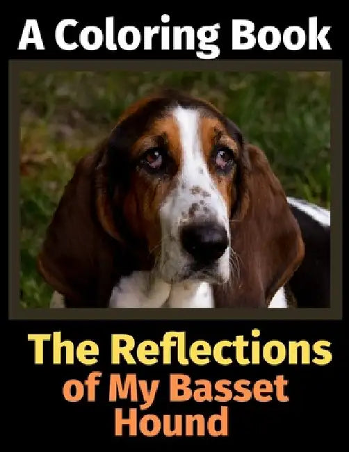 The Reflections of My Basset Hound: A Coloring Book by Brightview Activity Books