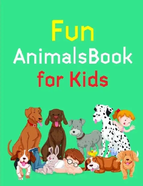 Fun Animals Book for Kids: Life Of The Wild, A Whimsical Adult Coloring Book: Stress Relieving Animal Designs by J. K. Mimo