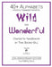 Alphabets - Wild and Wonderful (The PURPLE Book): 20th Anniversary Edition by Boord-Dill