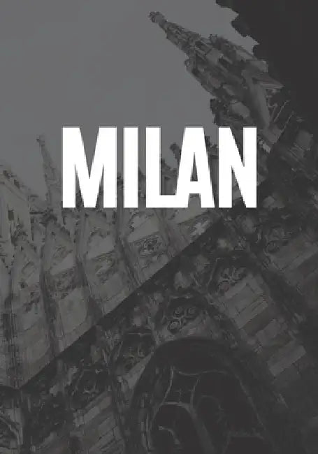 Milan: A decorative book for coffee tables, end tables, bookshelves and interior design styling: Stack city decor books to ad by Modern Design Era