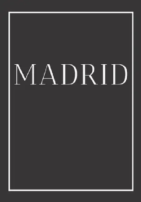 Madrid: A decorative book for coffee tables, end tables, bookshelves and interior design styling: Stack Spain city books to ad by Contemporary Interior Design