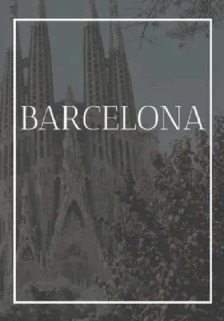 Barcelona: A decorative book for coffee tables, end tables, bookshelves and interior design styling: Stack Spain city books to ad by Contemporary Interior Design