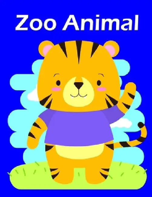 Zoo Animal: A Coloring Pages with Funny and Adorable Animals for Kids, Children, Boys, Girls by J. K. Mimo