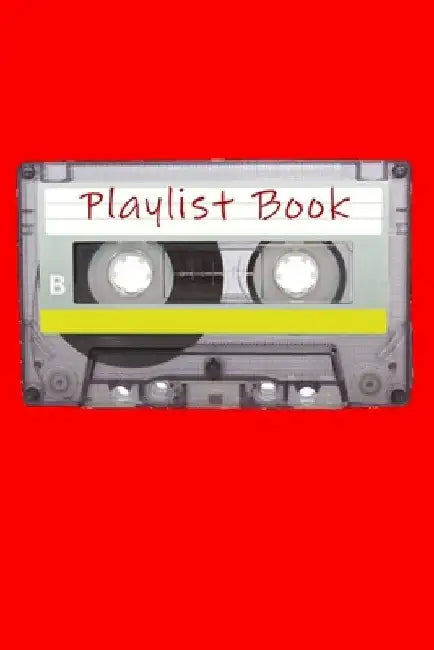 Playlist Book: Mixtape Song List Book for DJs, Musicians, and Music Lovers (Red) by Styled by Music