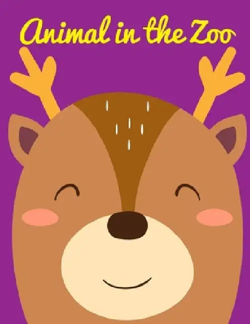 Animal in the Zoo: coloring books for boys and girls with cute animals, relaxing colouring Pages by J. K. Mimo