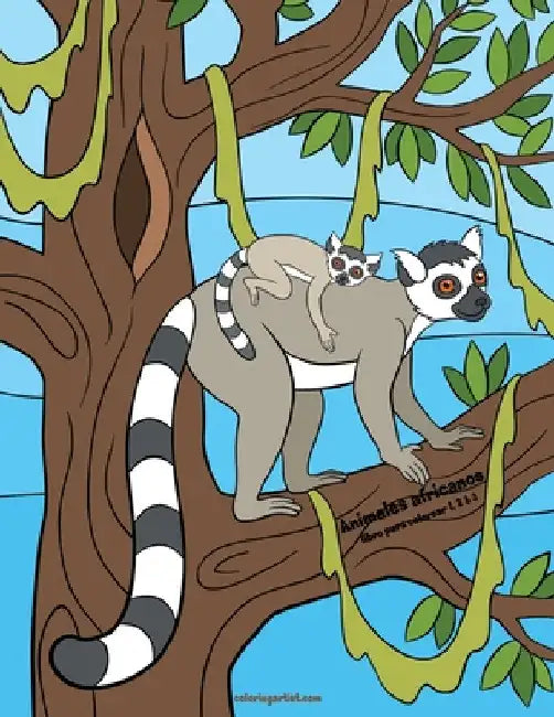 Animales africanos libro para colorear 1, 2 & 3 by Snels, Nick