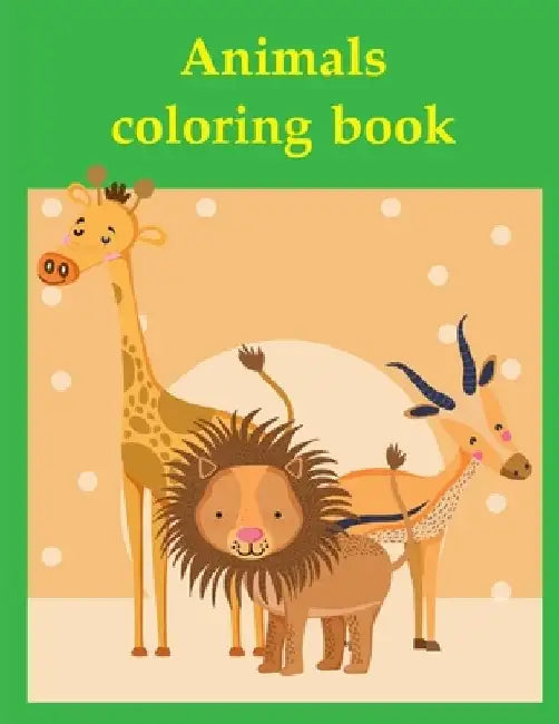 Animals coloring book: Funny Image age 2-5, special Christmas design by J. K. Mimo