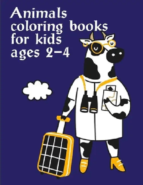 Animals coloring books for kids ages 2-4: Cute Chirstmas Animals, Funny Activity for Kids's Creativity by J. K. Mimo