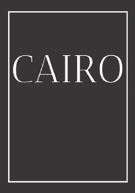 Cairo: A decorative book for coffee tables, bookshelves, bedrooms and interior design styling: Stack International city books by Contemporary Interior Design