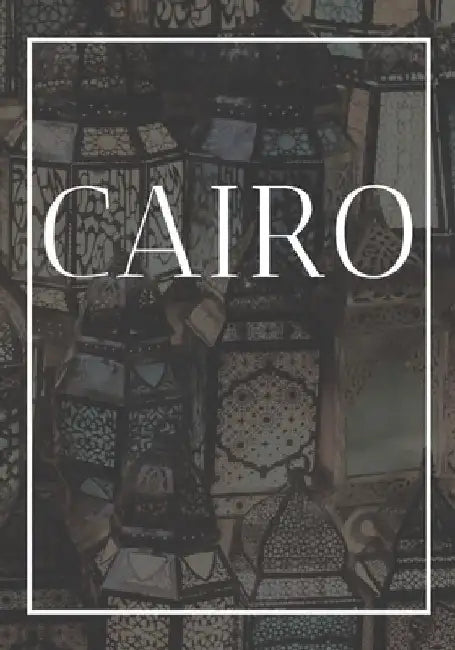 Cairo: A decorative book for coffee tables, bookshelves, bedrooms and interior design styling: Stack International city books by Contemporary Interior Design