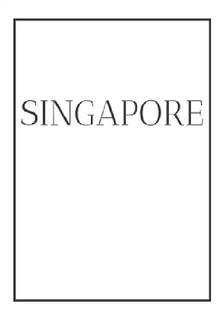 Singapore: A decorative book for coffee tables, bookshelves, bedrooms and interior design styling: Stack International city books by Contemporary Interior Design