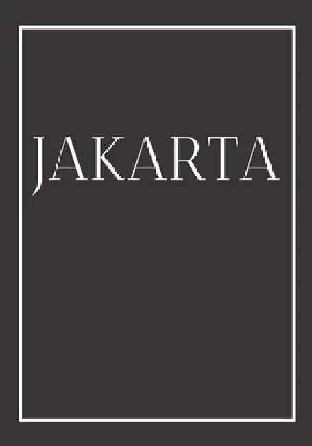 Jakarta: A decorative book for coffee tables, bookshelves, bedrooms and interior design styling: Stack International city books by Contemporary Interior Design