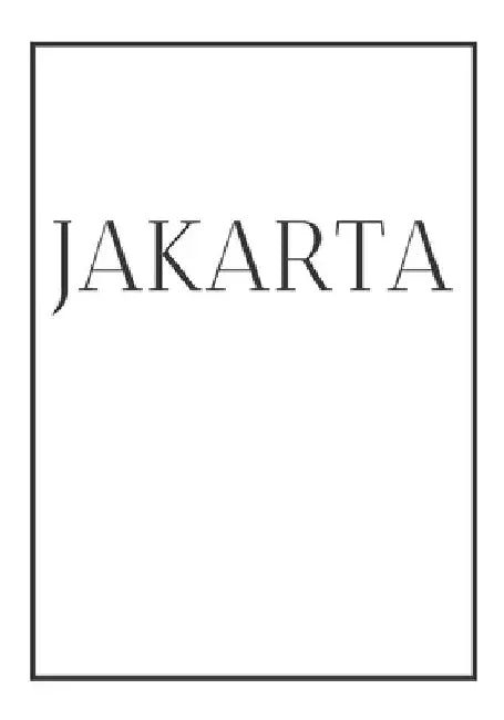 Jakarta: A decorative book for coffee tables, bookshelves, bedrooms and interior design styling: Stack International city books by Contemporary Interior Design