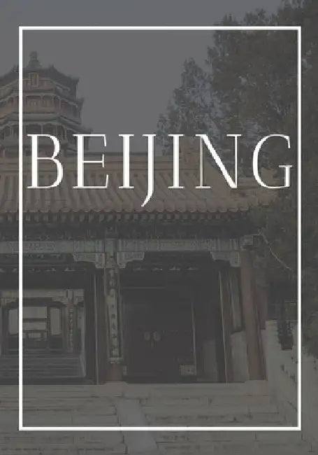Beijing: A decorative book for coffee tables, bookshelves, bedrooms and interior design styling: Stack International city books by Contemporary Interior Design