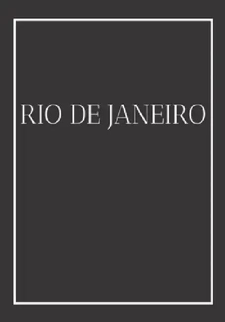 Rio De Janeiro: A decorative book for coffee tables, bookshelves, bedrooms and interior design styling: Stack International city books by Contemporary Interior Design
