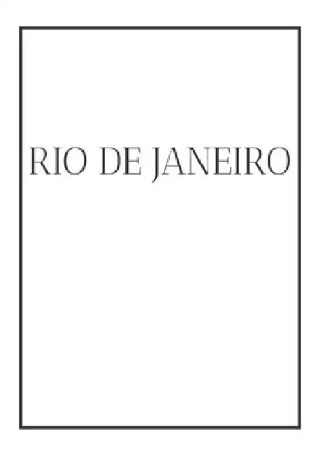 Rio De Janeiro: A decorative book for coffee tables, bookshelves, bedrooms and interior design styling: Stack International city books by Contemporary Interior Design