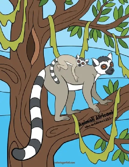 Animali Africani Libro da Colorare 1, 2 & 3 by Snels, Nick