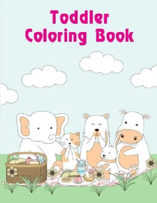 Toddler Coloring Book: coloring books for boys and girls with cute animals, relaxing colouring Pages by J. K. Mimo