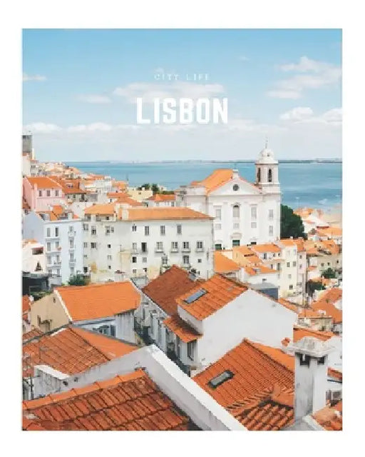 Lisbon: A Decorative Book │ Perfect for Stacking on Coffee Tables & Bookshelves │ Customized Interior Design & Home Decor by Decora Book Co