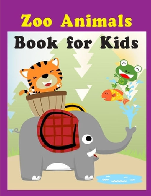 Zoo Animals Book for Kids: The Best Relaxing Colouring Book For Boys Girls Adults by J. K. Mimo
