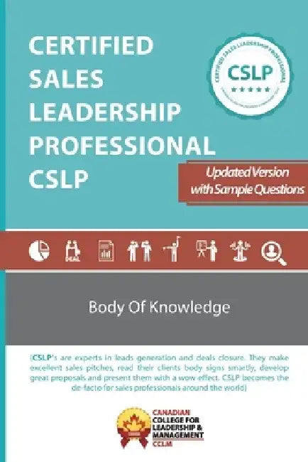 Certified Sales Leadership Professional CSLP Body of Knowledge by CCLM Canada