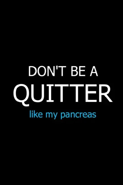 Don't Be a Quitter Like My Pancreas: Meal Planner Notebook, Grocery Shopping List, Weekly Planner Diary, Daily Planner Book, Health Planner by Paperland Online Store