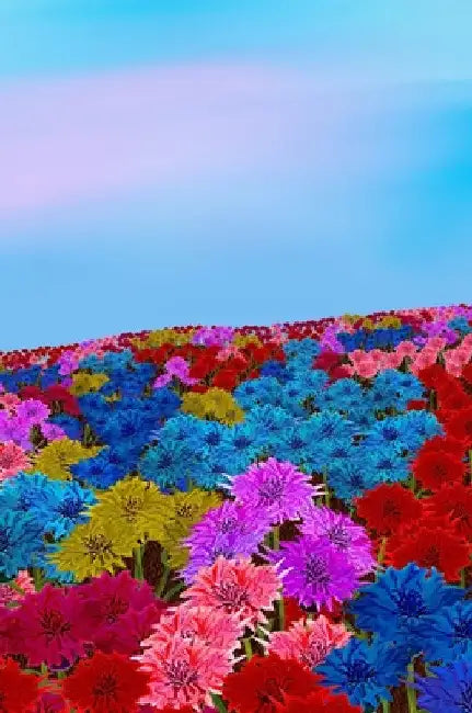 Mindbook: Oh my bottle flower field by Dawn Avalon