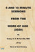 5 and 10 Minute Sermons from the Word of God (2020) by George E. McTyre