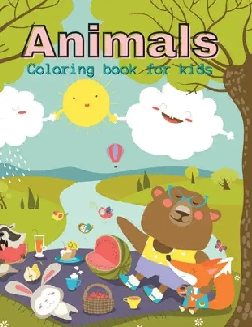 Animals Coloring Book for kids by Deeasy Books