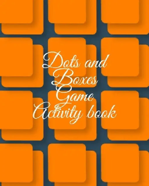 Dots and boxes game activity book by Cristie Publishing