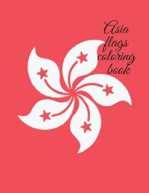 Asia flags coloring book by Cristie Publishing