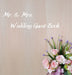 Wedding Guest Book by Stephens Journals