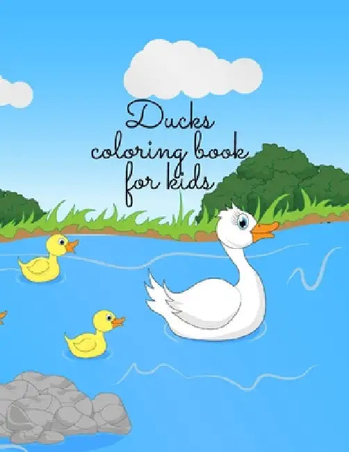 Ducks coloring book for kids by Cristie Dozaz