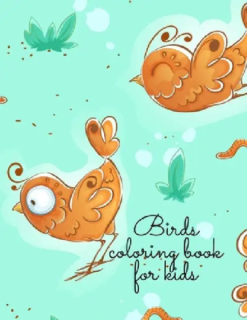 Birds coloring book for kids by Cristie Dozaz