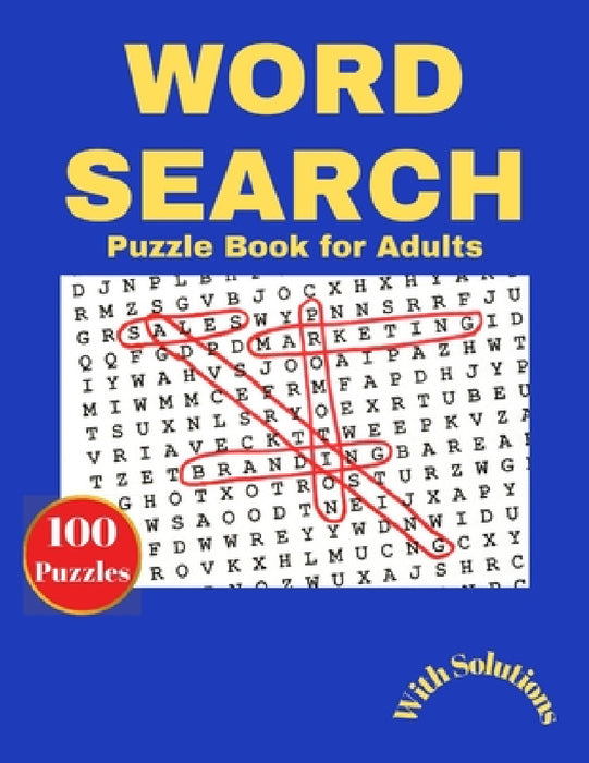 Word Search Puzzle Book For Adults by Robert Clark