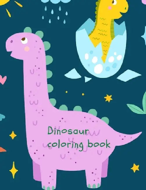 Dinosaur coloring book by Cristie Dozaz