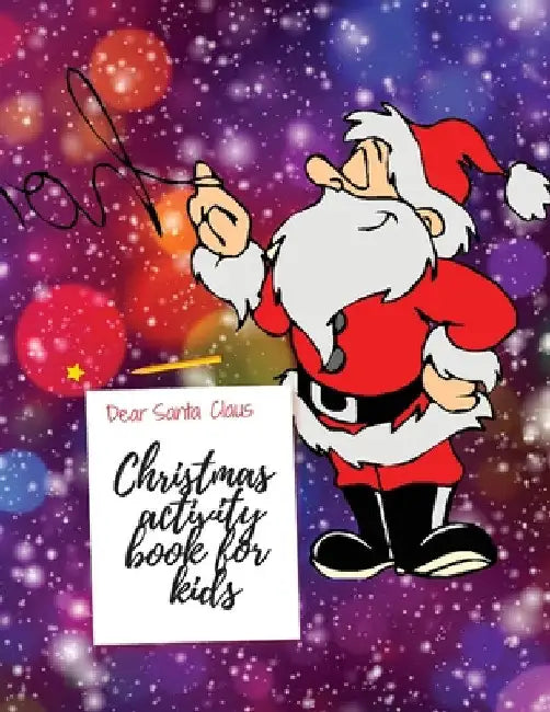 Christmas activity book for kids by Cristie Dozaz