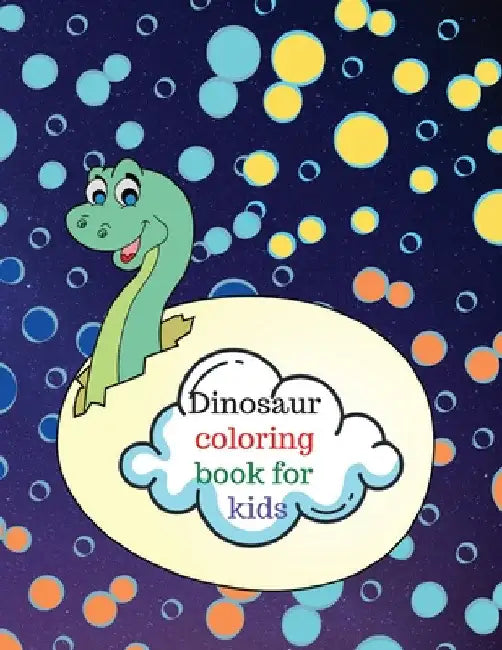 Dinosaur coloring book for kids by Cristie Dozaz