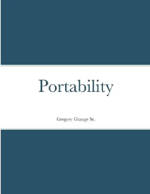 Portability by Sr. Grange Gregory