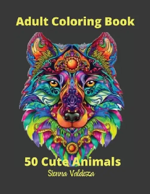 Adult coloring book by Sienna Valdeza