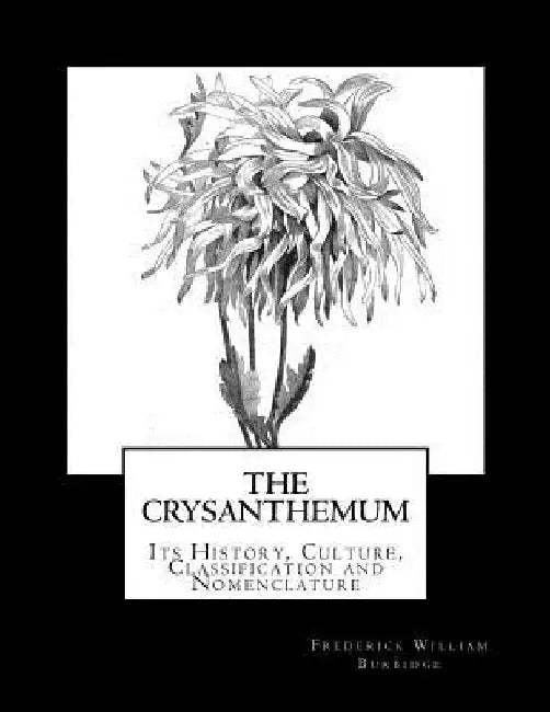 The Crysanthemum: Its History, Culture, Classification and Nomenclature by Roger Chambers